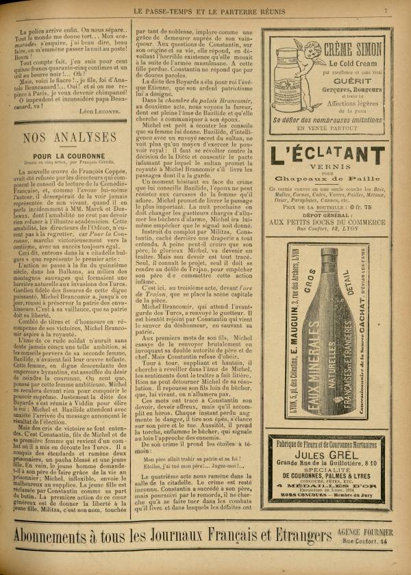 
						Affichage en mode lecture de la page
					