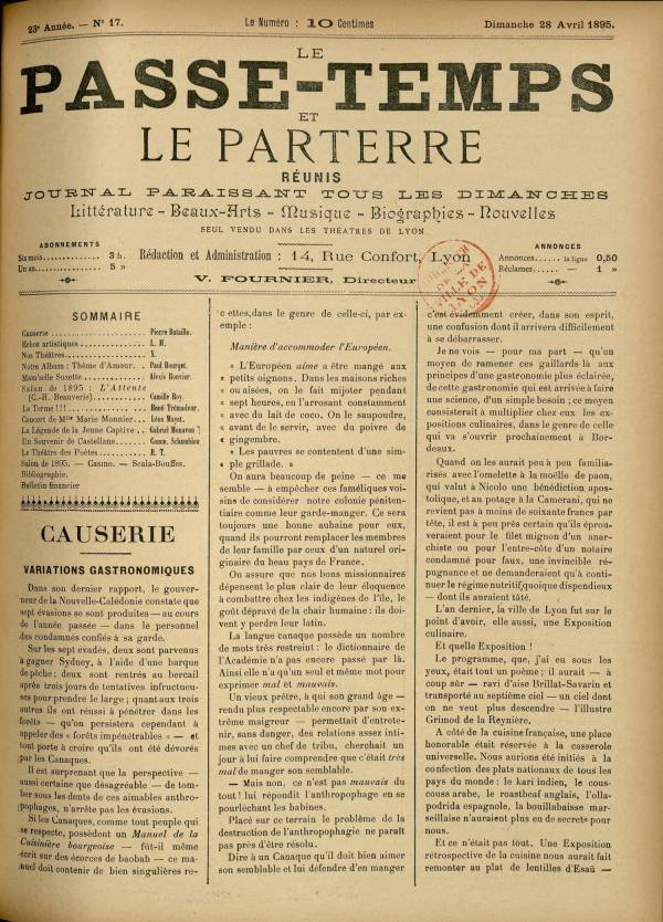 
						Affichage en mode lecture de la page
					