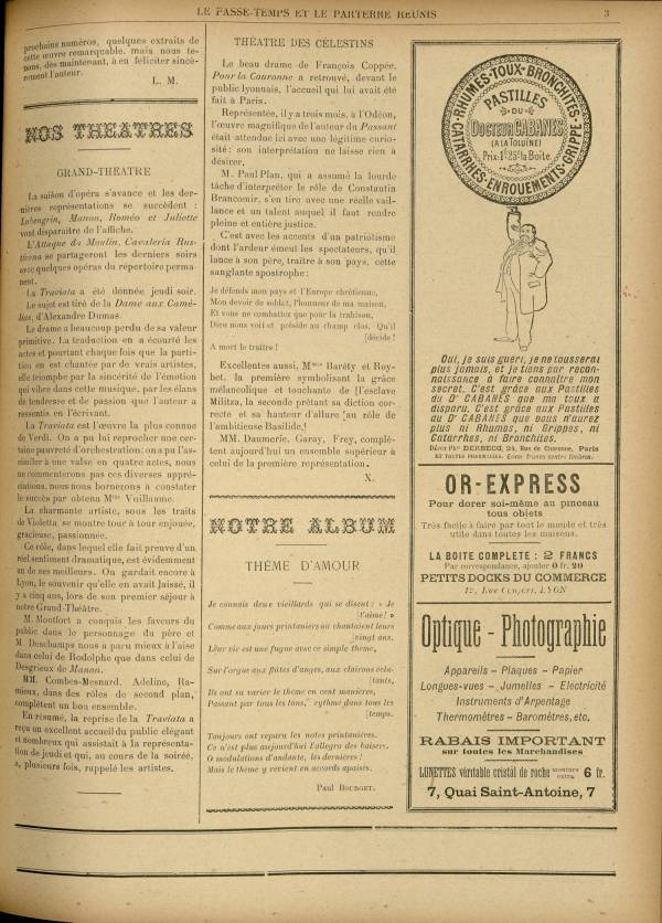 
						Affichage en mode lecture de la page
					