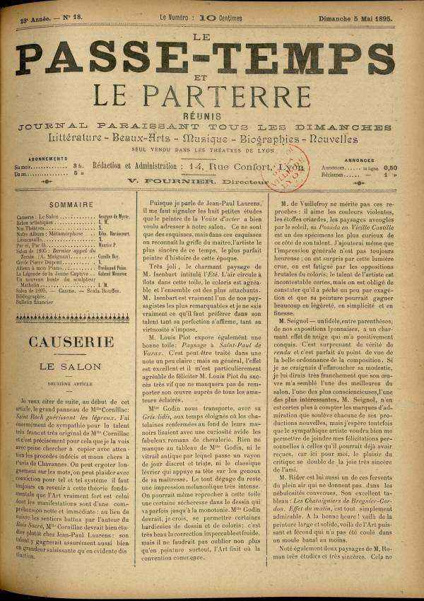 
						Affichage en mode lecture de la page
					