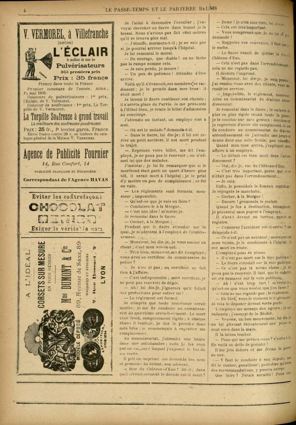 
						Affichage en mode lecture de la page
					
