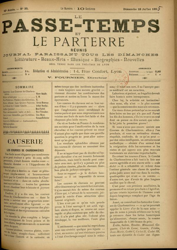 
						Affichage en mode lecture de la page
					