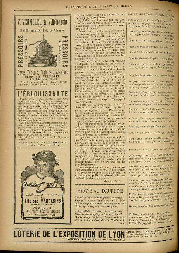 
						Affichage en mode lecture de la page
					