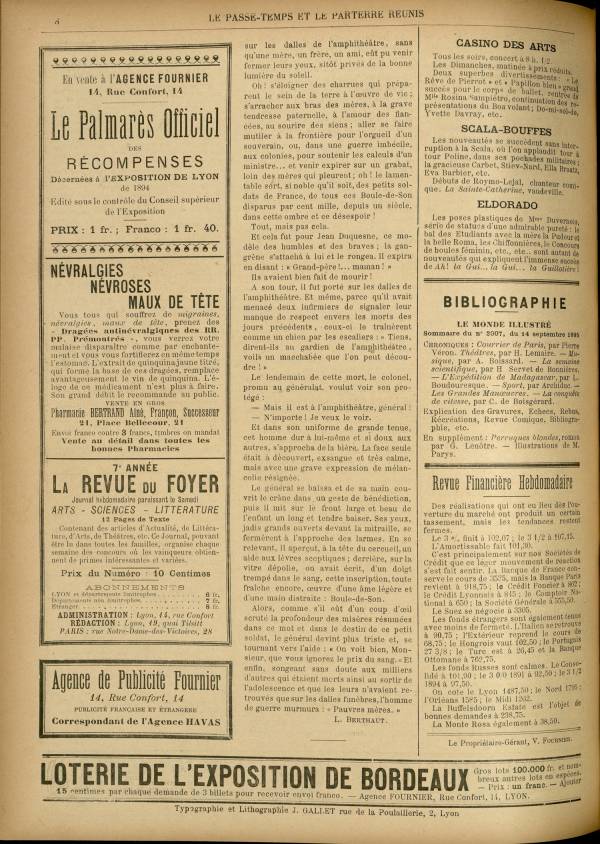 
						Affichage en mode lecture de la page
					