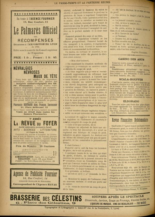
						Affichage en mode lecture de la page
					