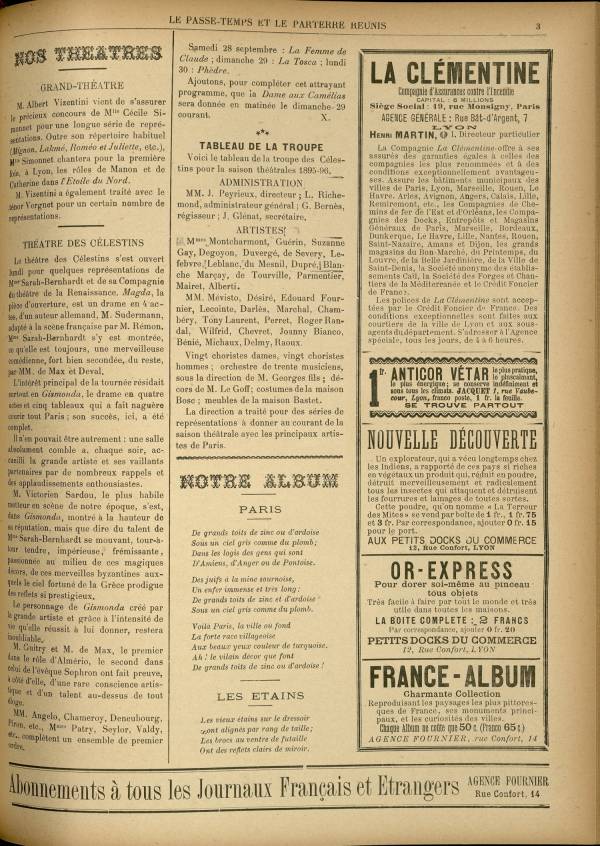 
						Affichage en mode lecture de la page
					