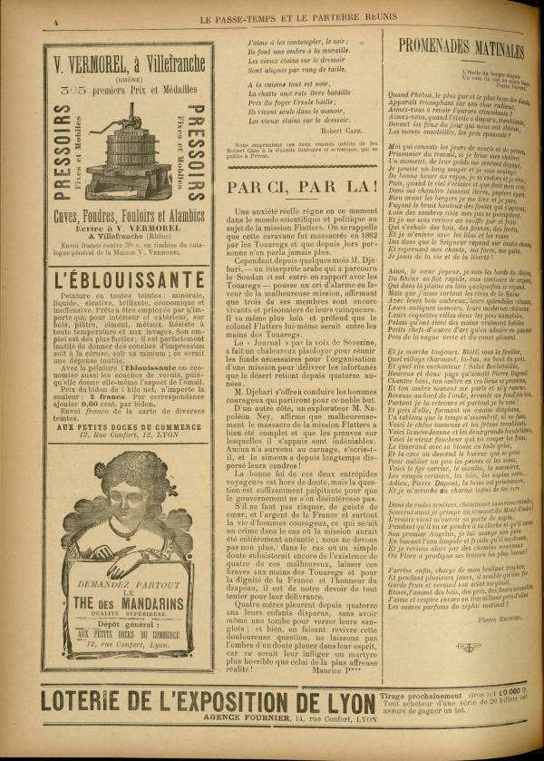 
						Affichage en mode lecture de la page
					
