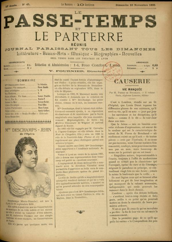 
						Affichage en mode lecture de la page
					