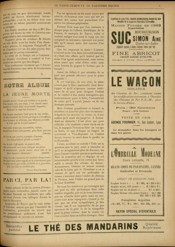 
						Affichage en mode lecture de la page
					