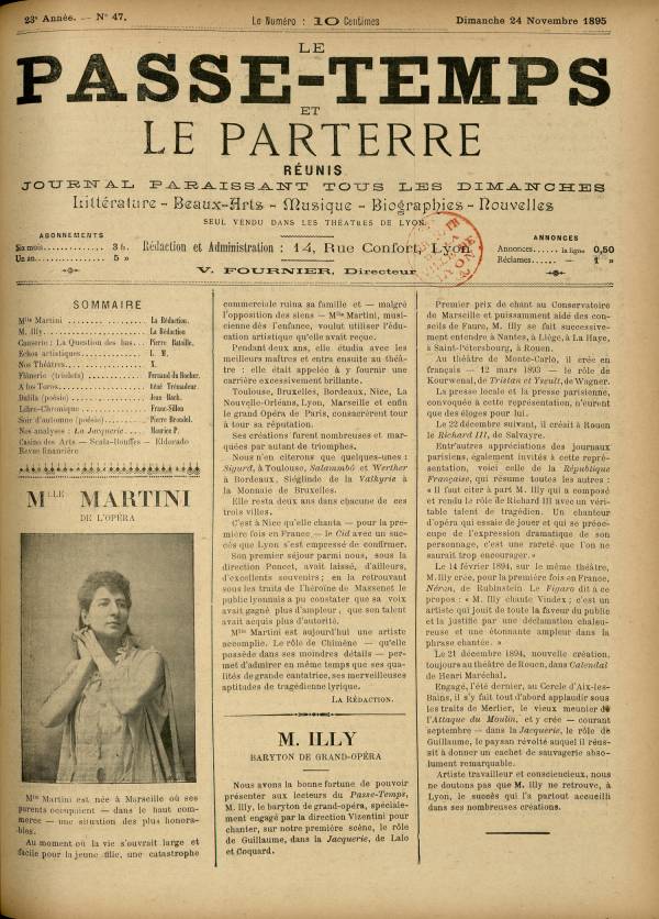 
						Affichage en mode lecture de la page
					