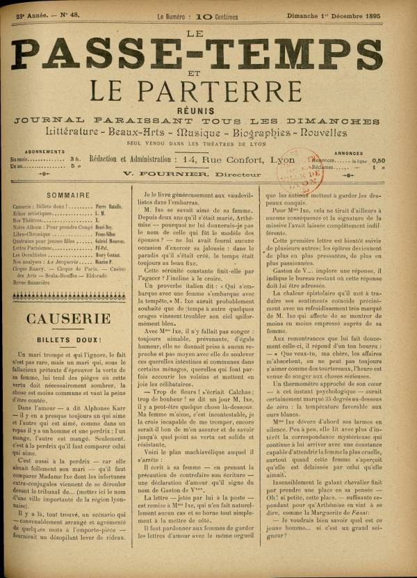 
						Affichage en mode lecture de la page
					