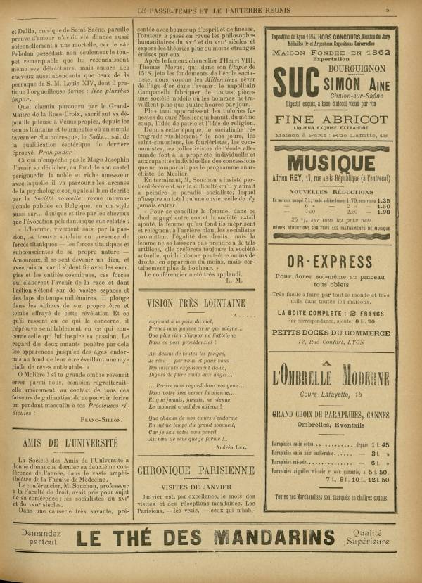 
						Affichage en mode lecture de la page
					