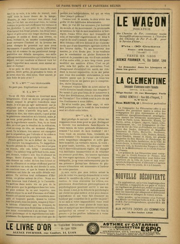 
						Affichage en mode lecture de la page
					