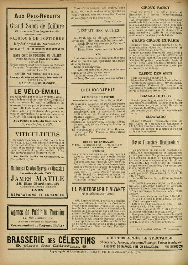 
						Affichage en mode lecture de la page
					