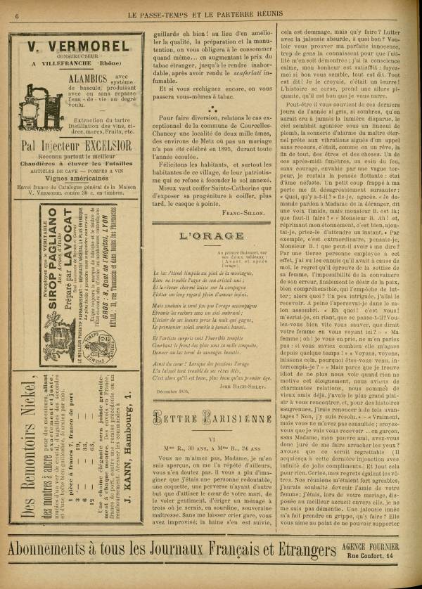 
						Affichage en mode lecture de la page
					