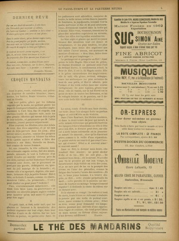 
						Affichage en mode lecture de la page
					
