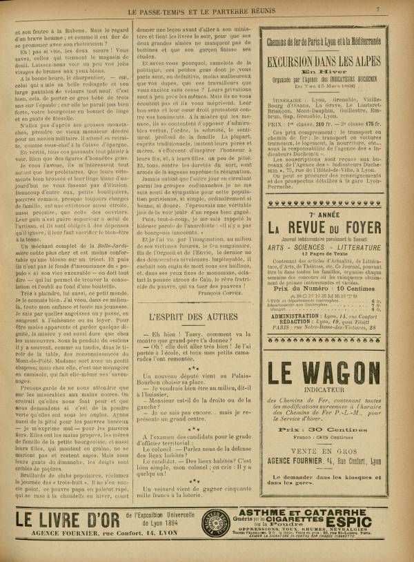 
						Affichage en mode lecture de la page
					