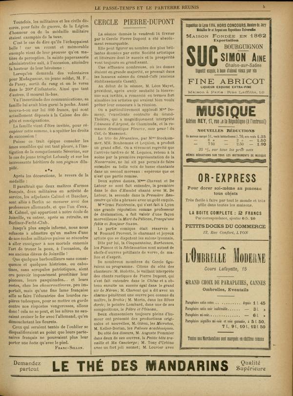 
						Affichage en mode lecture de la page
					