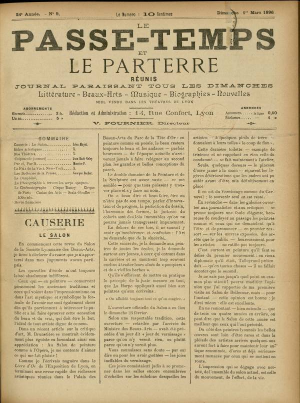 
						Affichage en mode lecture de la page
					