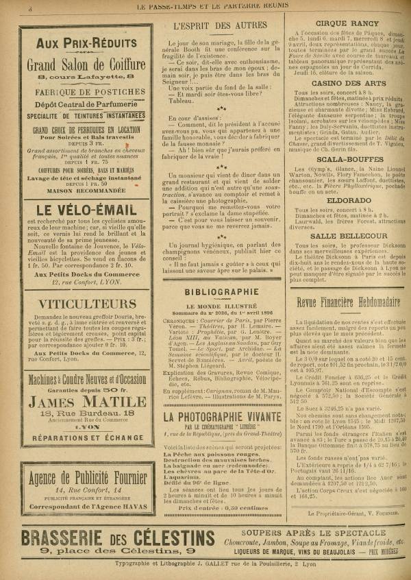 
						Affichage en mode lecture de la page
					