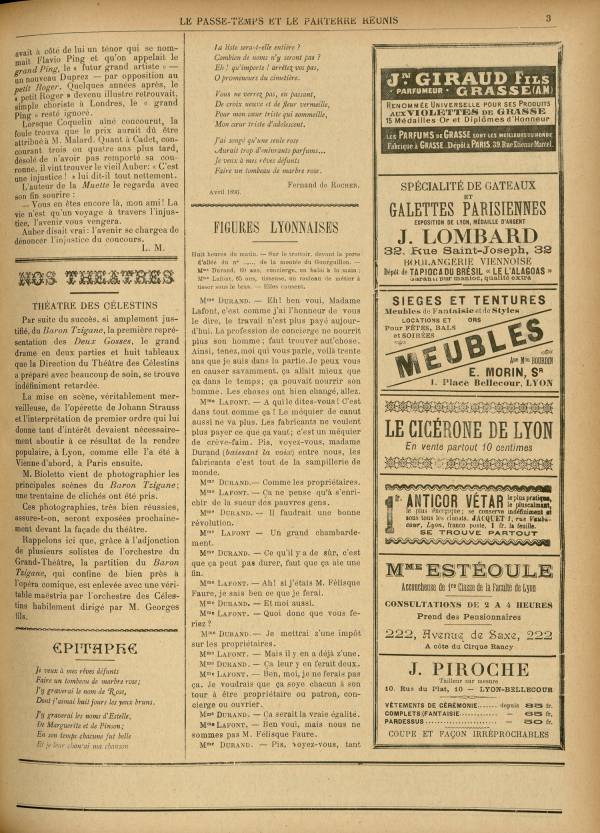 
						Affichage en mode lecture de la page
					