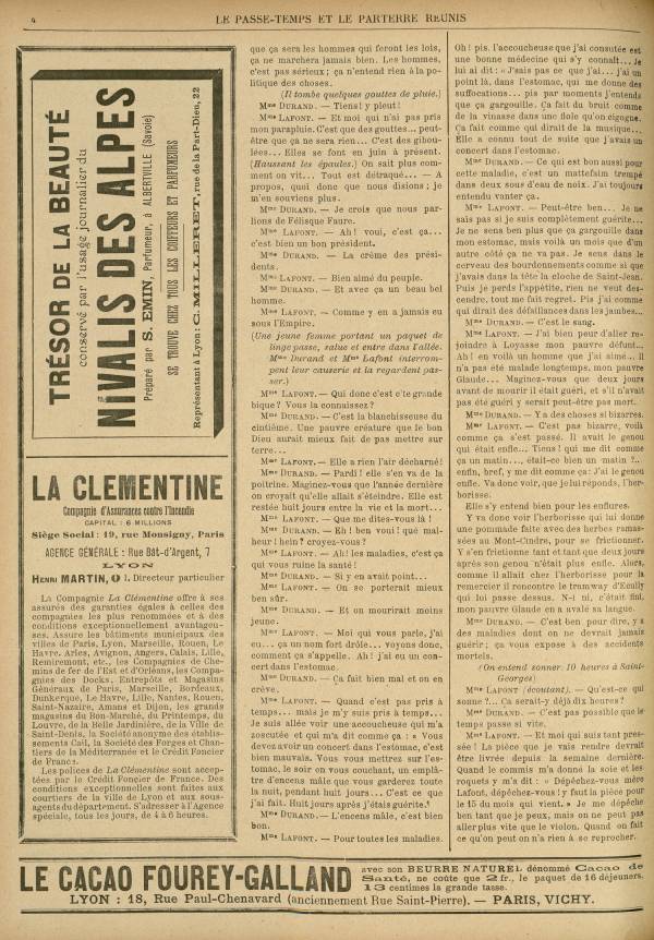 
						Affichage en mode lecture de la page
					