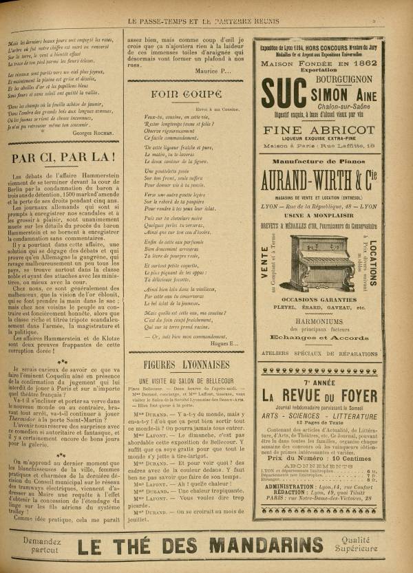 
						Affichage en mode lecture de la page
					