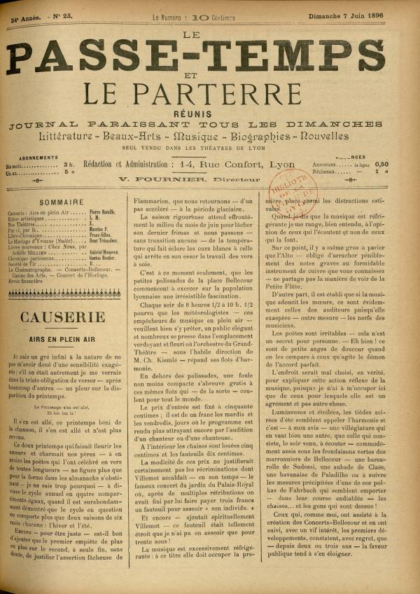 
						Affichage en mode lecture de la page
					