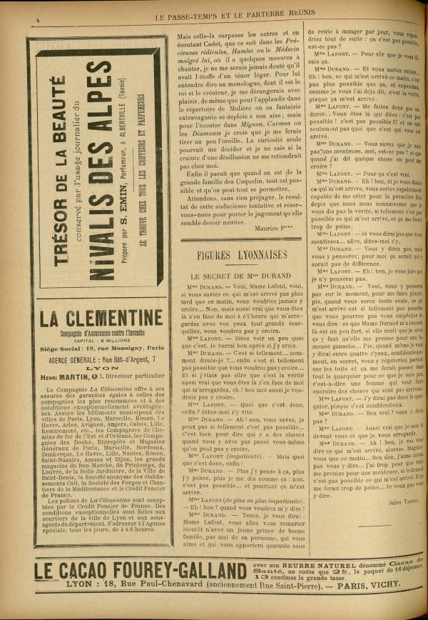 
						Affichage en mode lecture de la page
					