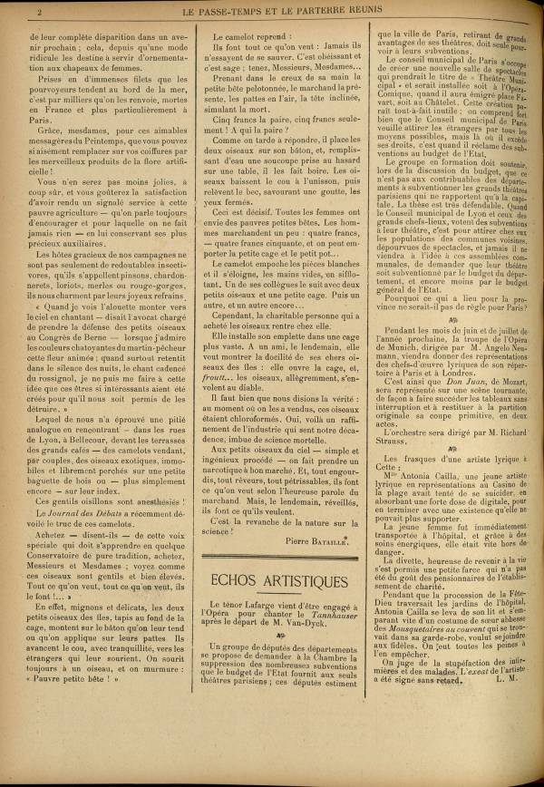 
						Affichage en mode lecture de la page
					