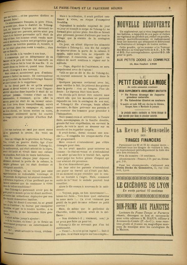 
						Affichage en mode lecture de la page
					