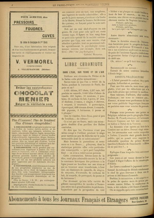 
						Affichage en mode lecture de la page
					