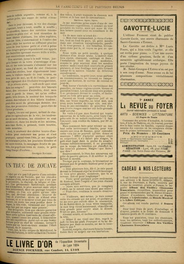 
						Affichage en mode lecture de la page
					