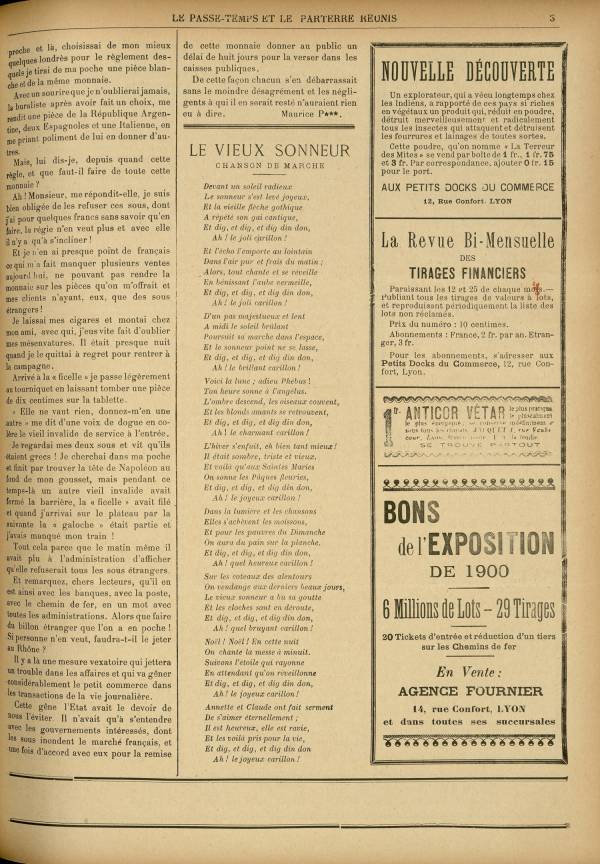 
						Affichage en mode lecture de la page
					