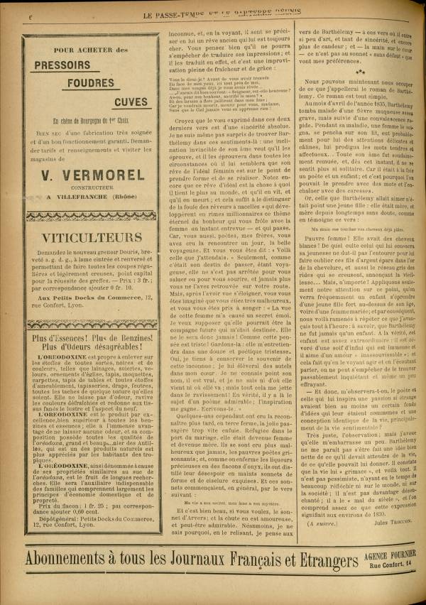 
						Affichage en mode lecture de la page
					