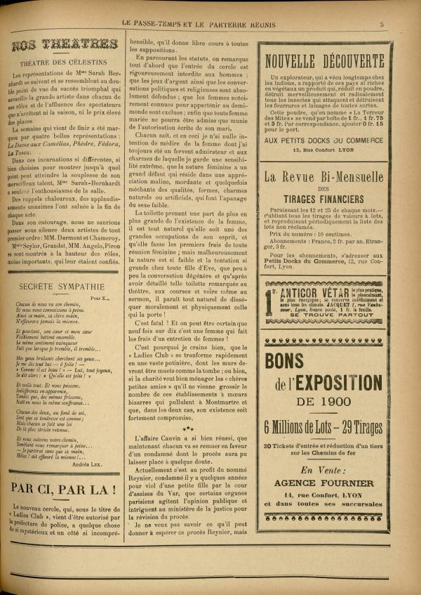 
						Affichage en mode lecture de la page
					