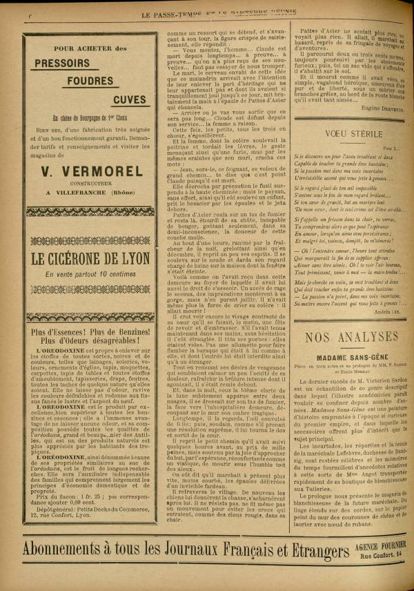 
						Affichage en mode lecture de la page
					