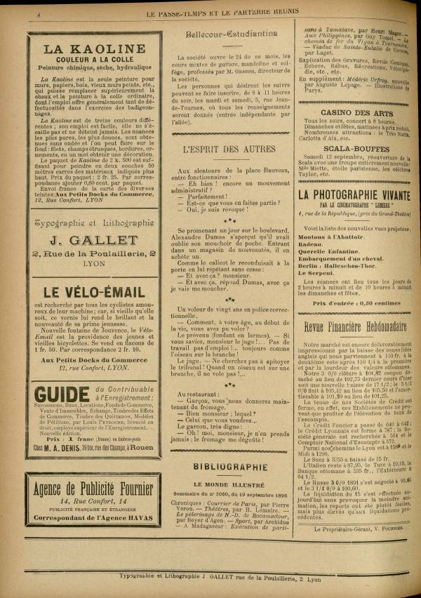 
						Affichage en mode lecture de la page
					