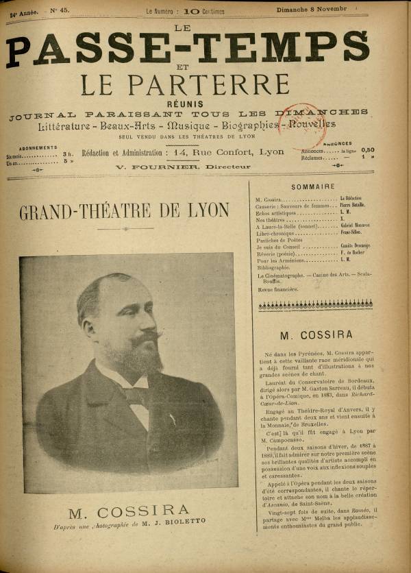 
						Affichage en mode lecture de la page
					