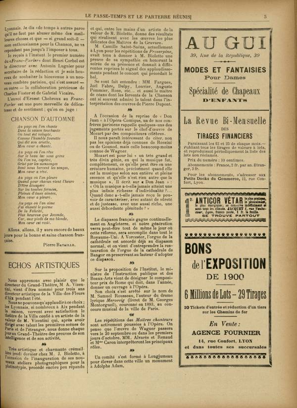 
						Affichage en mode lecture de la page
					