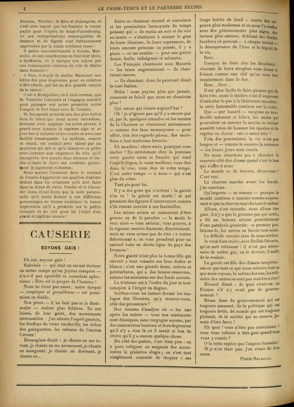 
						Affichage en mode lecture de la page
					