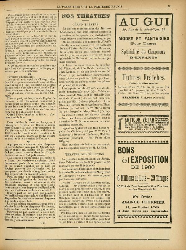 
						Affichage en mode lecture de la page
					
