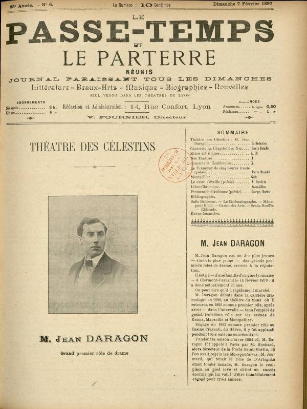 
						Affichage en mode lecture de la page
					