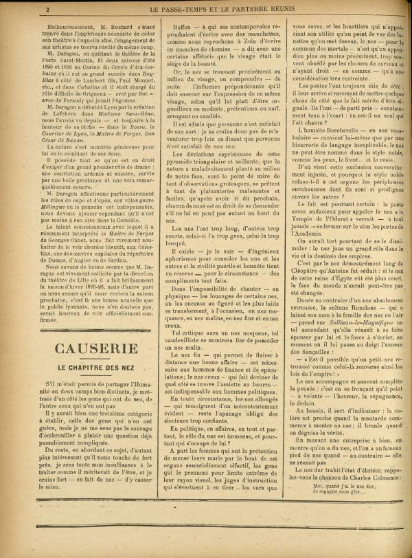 
						Affichage en mode lecture de la page
					