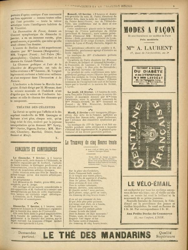 
						Affichage en mode lecture de la page
					