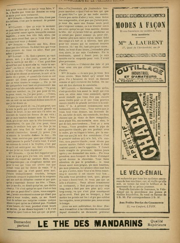 
						Affichage en mode lecture de la page
					