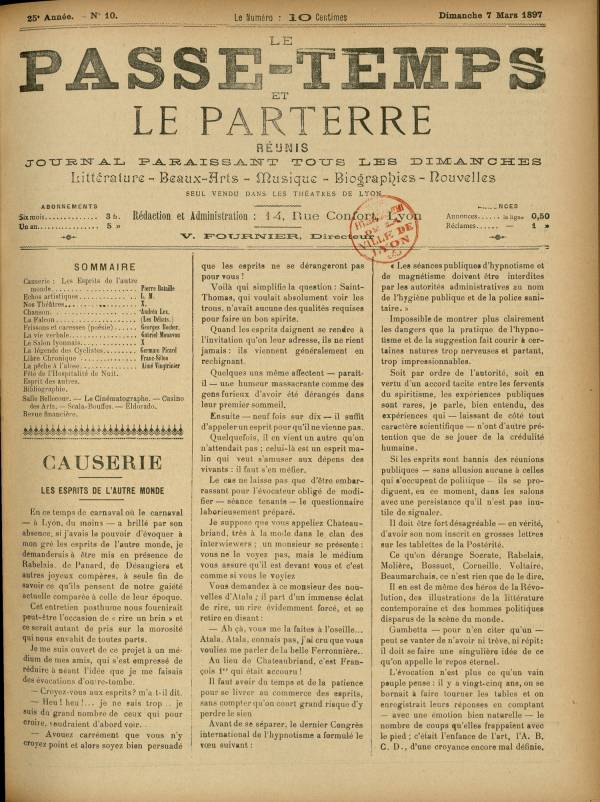 
						Affichage en mode lecture de la page
					