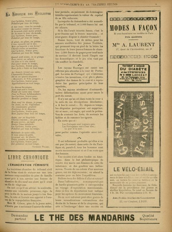 
						Affichage en mode lecture de la page
					