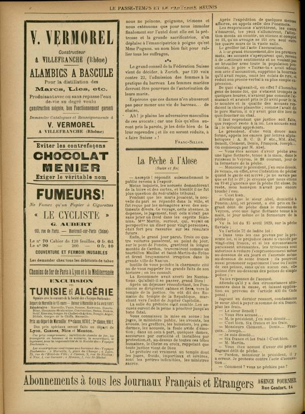 
						Affichage en mode lecture de la page
					