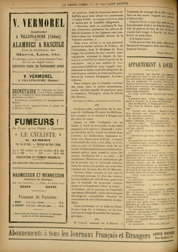 
						Affichage en mode lecture de la page
					
